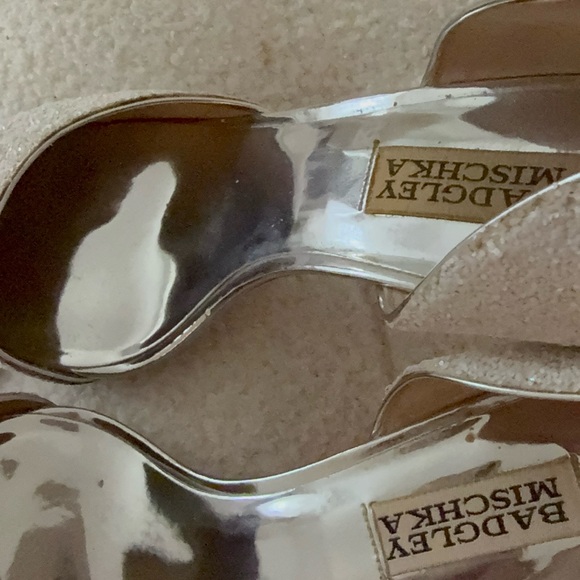 Badgley Mischka Sparkling Ivory High-Heel shoes - Picture 8 of 10